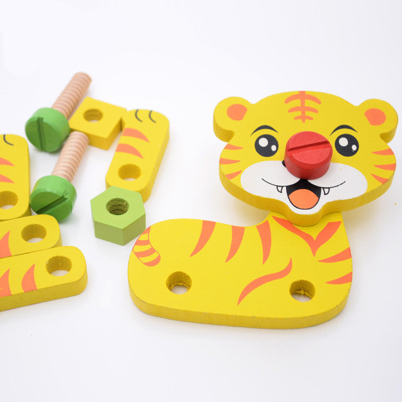 New Animal Disassembly And Assembly Nut Assembly Building Block Assembly