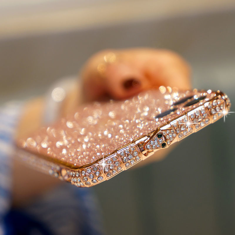 Women's Mobile Phone Case With Diamonds