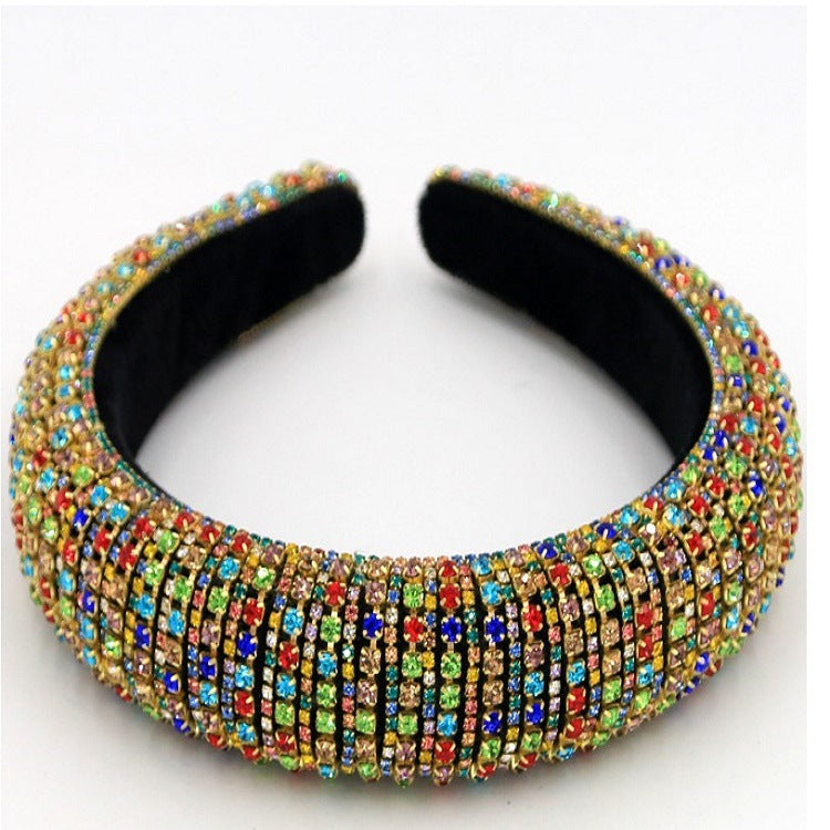Baroque rhinestone headband
