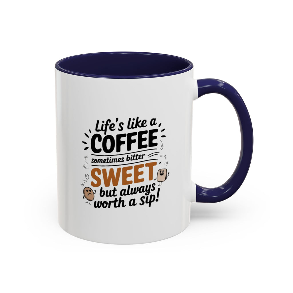 Motivational Accent Mug, Inspirational Coffee Cup, Gift for Coworker, Positive Quote Tea Mug, Office Desk Decor, 15oz Ceramic Drinkware