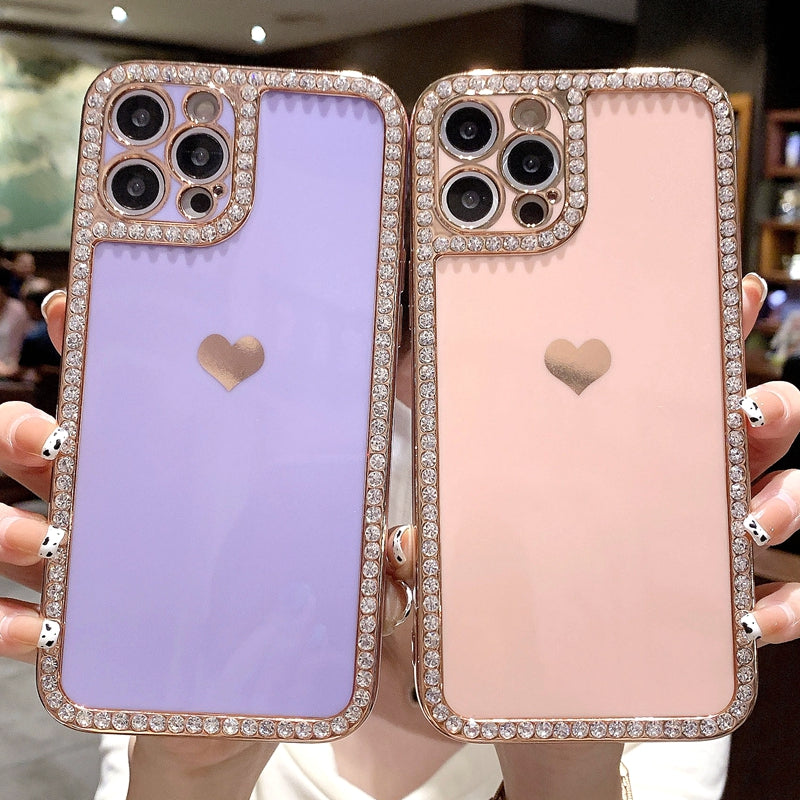 Phone Case Accessories Love Crystal