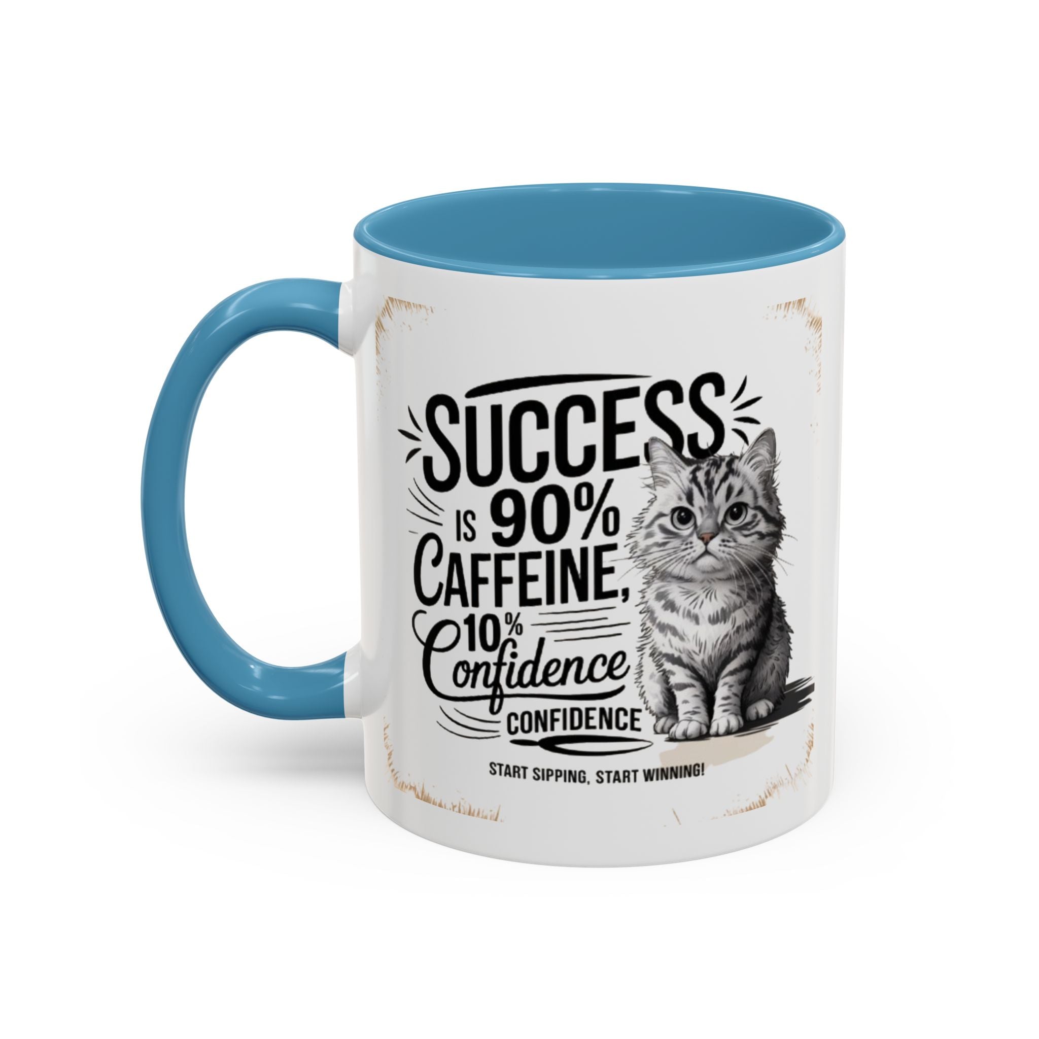 Motivational Accent Mug, Inspirational Coffee Cup, Positive Quote Tea Mug, Encouraging Drinkware, Gift for Coworker, Office Decor