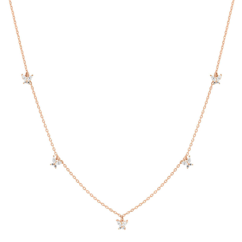 Copper Plating 18K Real Gold Necklace Net Red Wind Trendy Personalized Clavicle Chain Jewelry