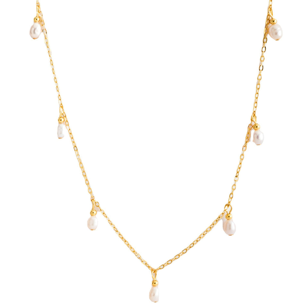 Drop Shaped Pearl Simplicity Fashion Necklace