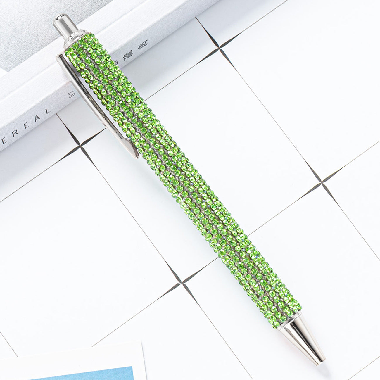 Press Pen Rhinestone Foreskin Student Stationery