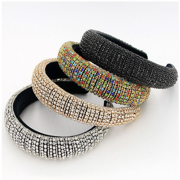 Baroque rhinestone headband