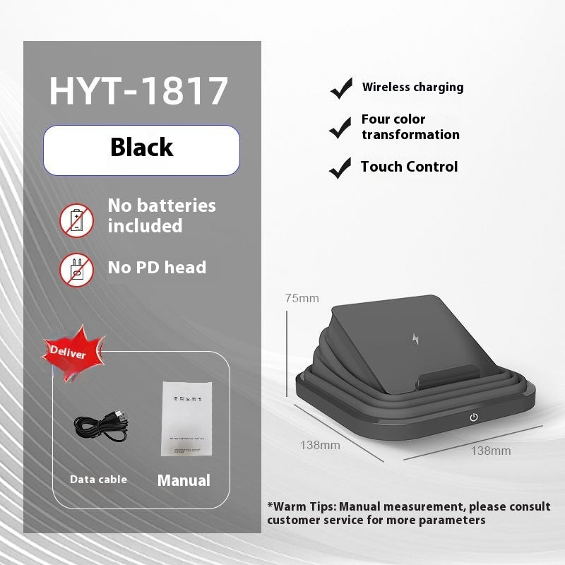 Creative Multifunctional Ambience Light Folding Mobile Phone