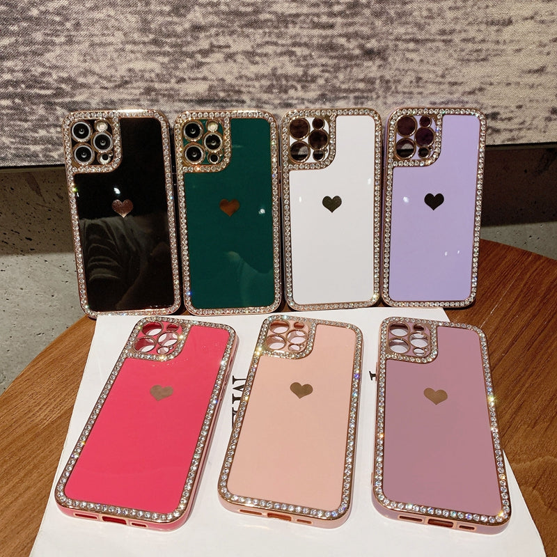 Phone Case Accessories Love Crystal