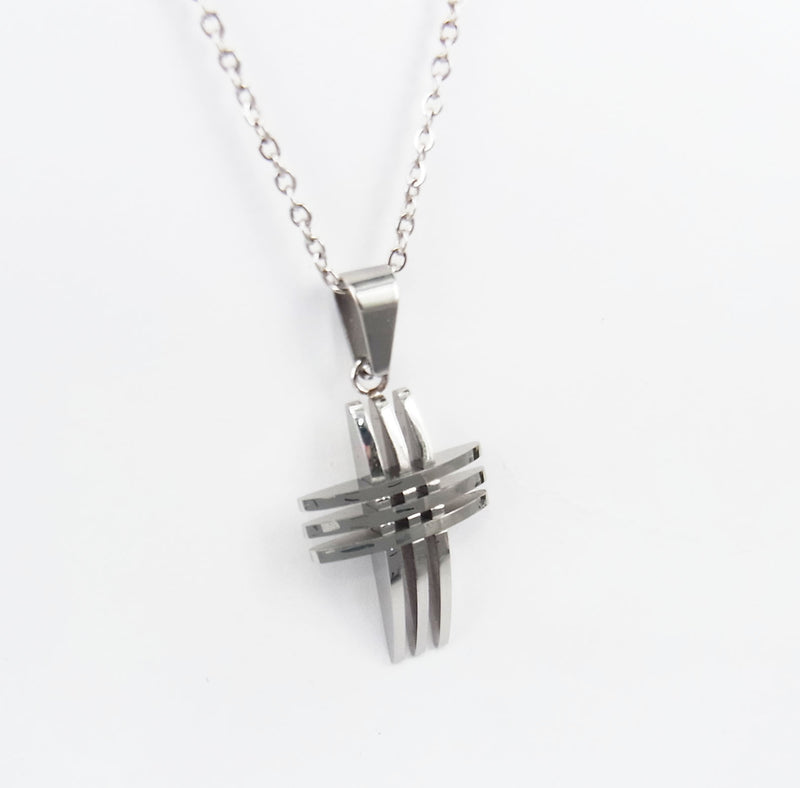 Hollow Cross Punk Pendant