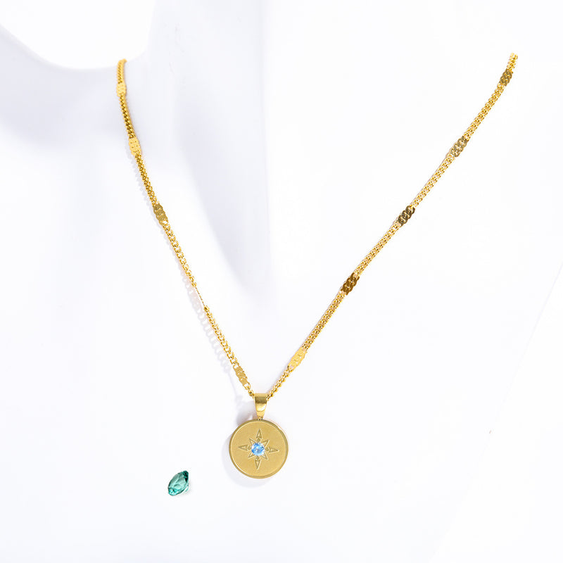 12 Birthstone Necklace
