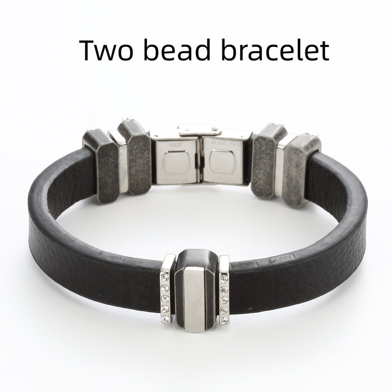 Diamond Bead Bracelet Punk Jewelry