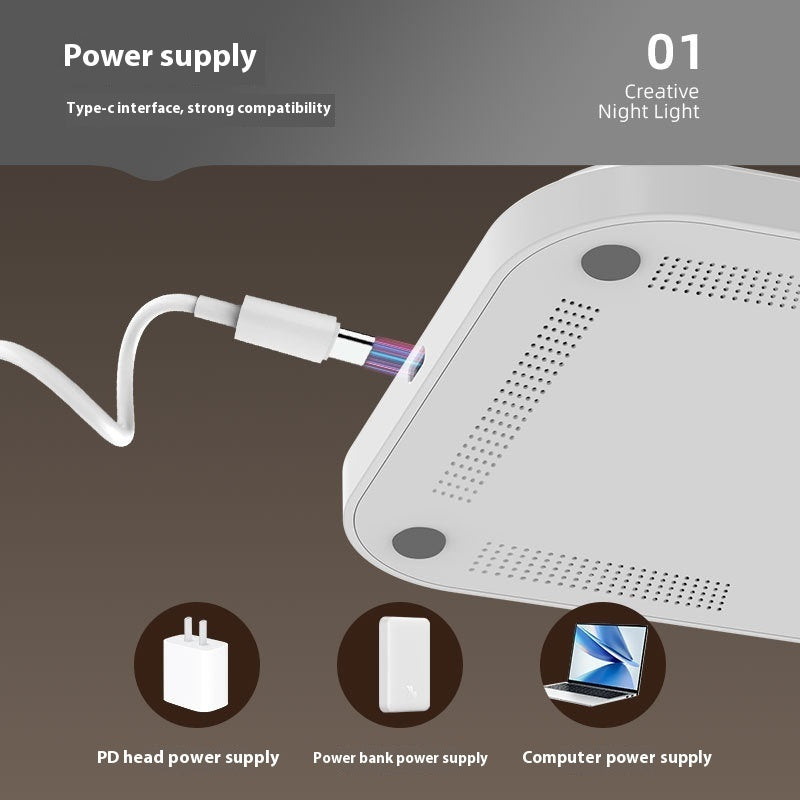 Creative Multifunctional Ambience Light Folding Mobile Phone